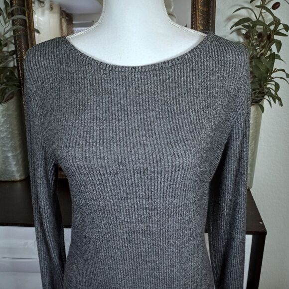 A NEW DAY GRAY MIDI DRESS SZ.L EUC - Picture 3 of 9